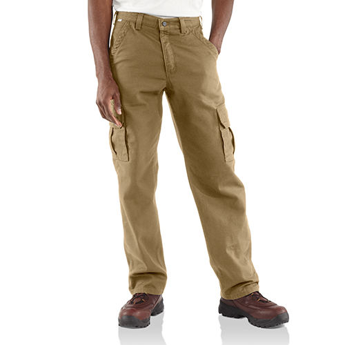 Carhartt Flame Resistant Canvas Cargo Pant in Khaki